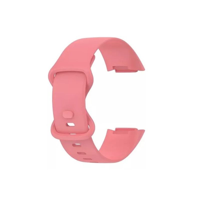 GENERICO - Correa Silicona Compatible Fitbit Charge 5 / 23mm Rosa