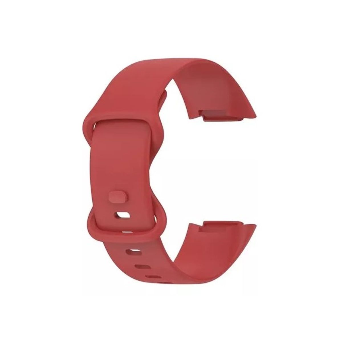 GENERICO - Correa Silicona Compatible Fitbit Charge 5 / 23mm Vinotinto