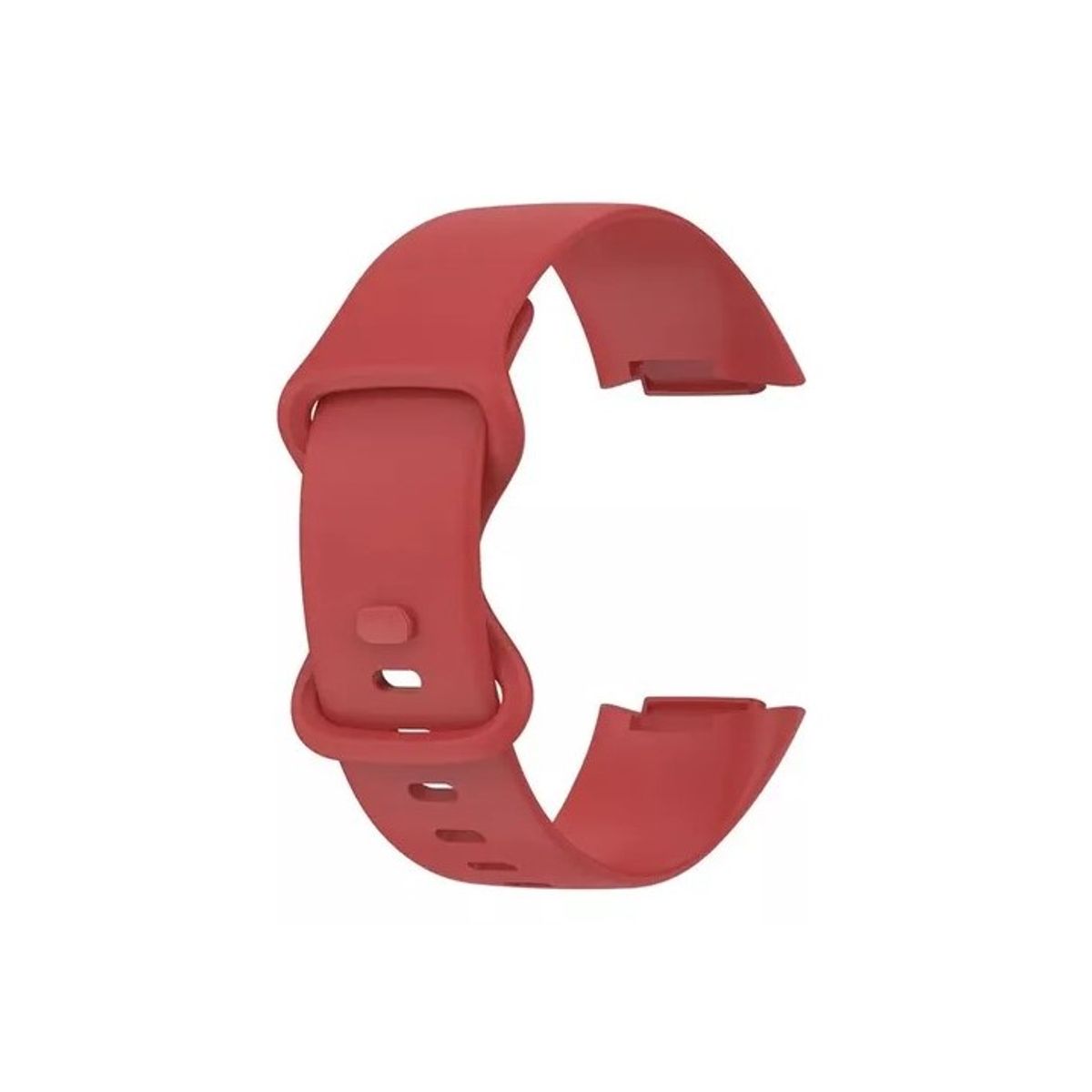 GENERICO - Correa Silicona Compatible Fitbit Charge 5 / 23mm Vinotinto