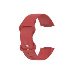 GENERICO - Correa Silicona Compatible Fitbit Charge 5 / 23mm Vinotinto