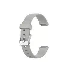 GENERICO - Correa Silicona Compatible Fitbit Luxe 15,4mm Gris Roca