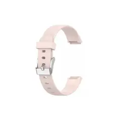 GENERICO - Correa Silicona Compatible Fitbit Luxe 15,4mm Rosado Claro