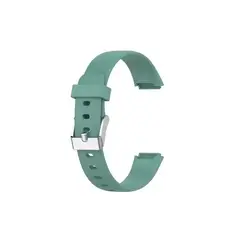 GENERICO - Correa Silicona Compatible Fitbit Luxe 15,4mm Verde Militar