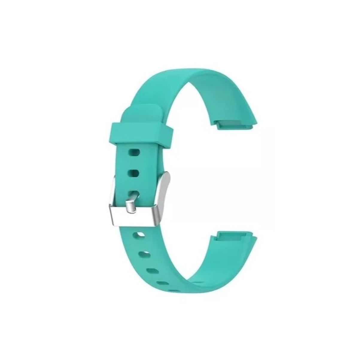 GENERICO - Correa Silicona Compatible Fitbit Luxe  15,4mm Turquesa