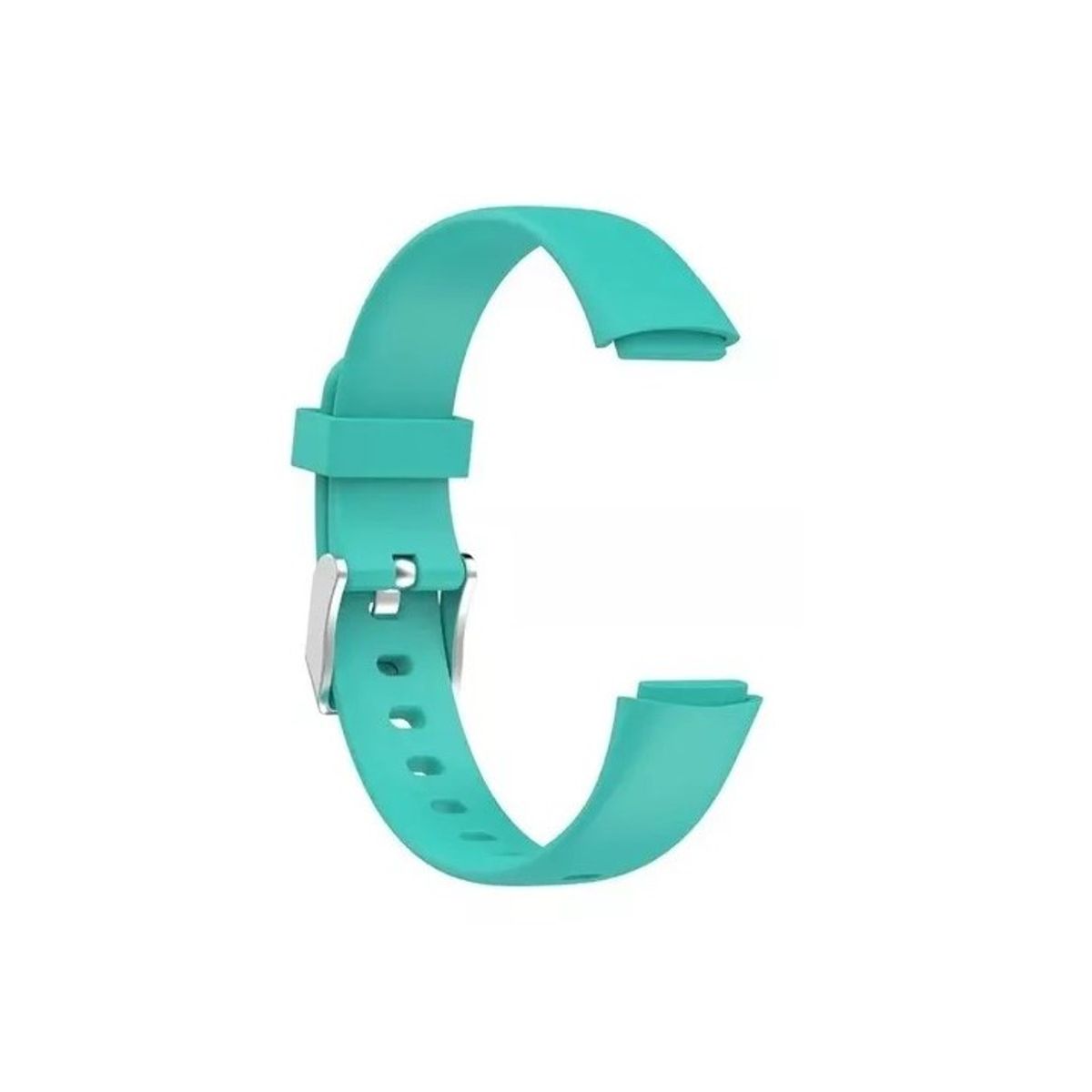 GENERICO - Correa Silicona Compatible Fitbit Luxe  15,4mm Turquesa