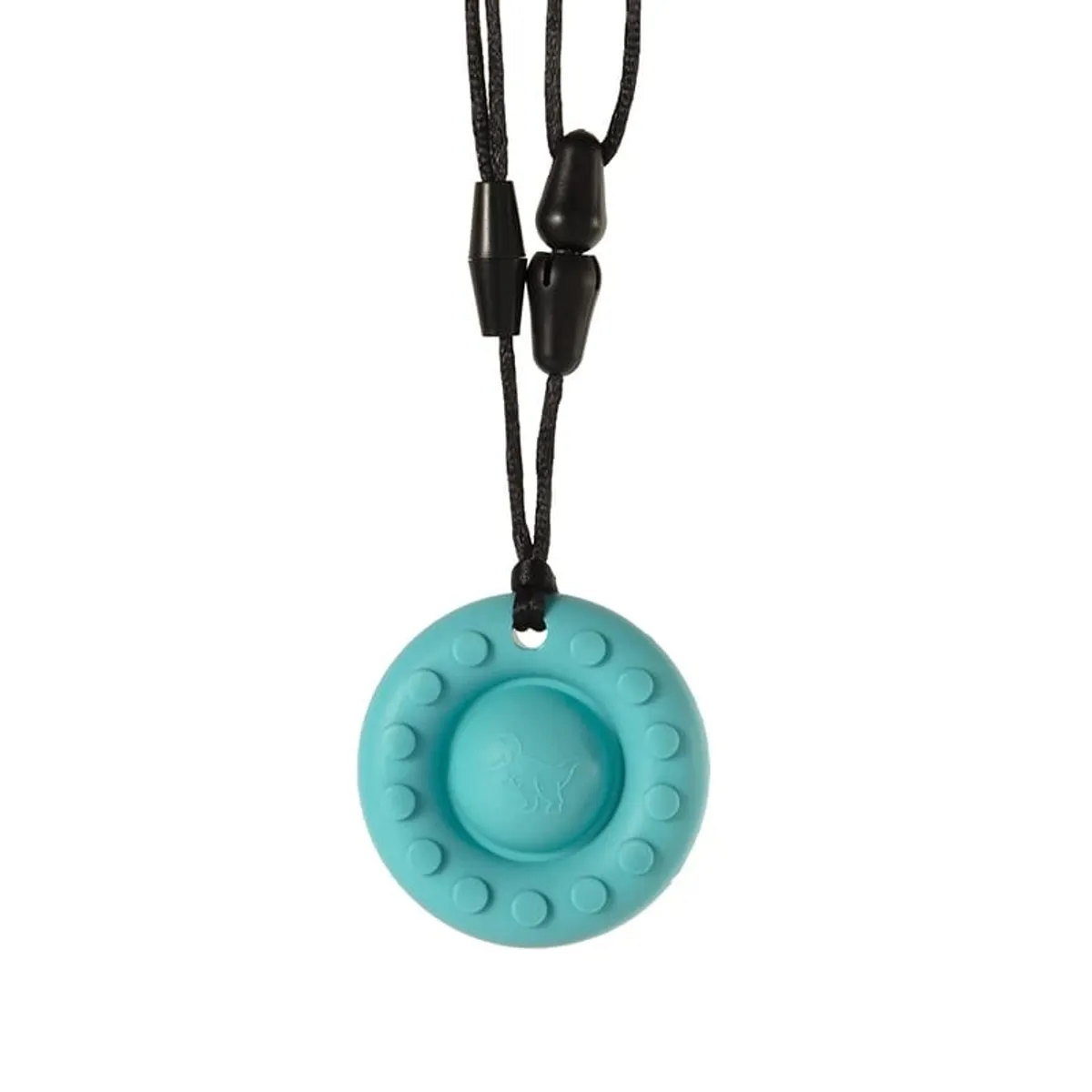 IRM - COLLAR MORDEDOR SENSORIAL DE SILICONA VERDE