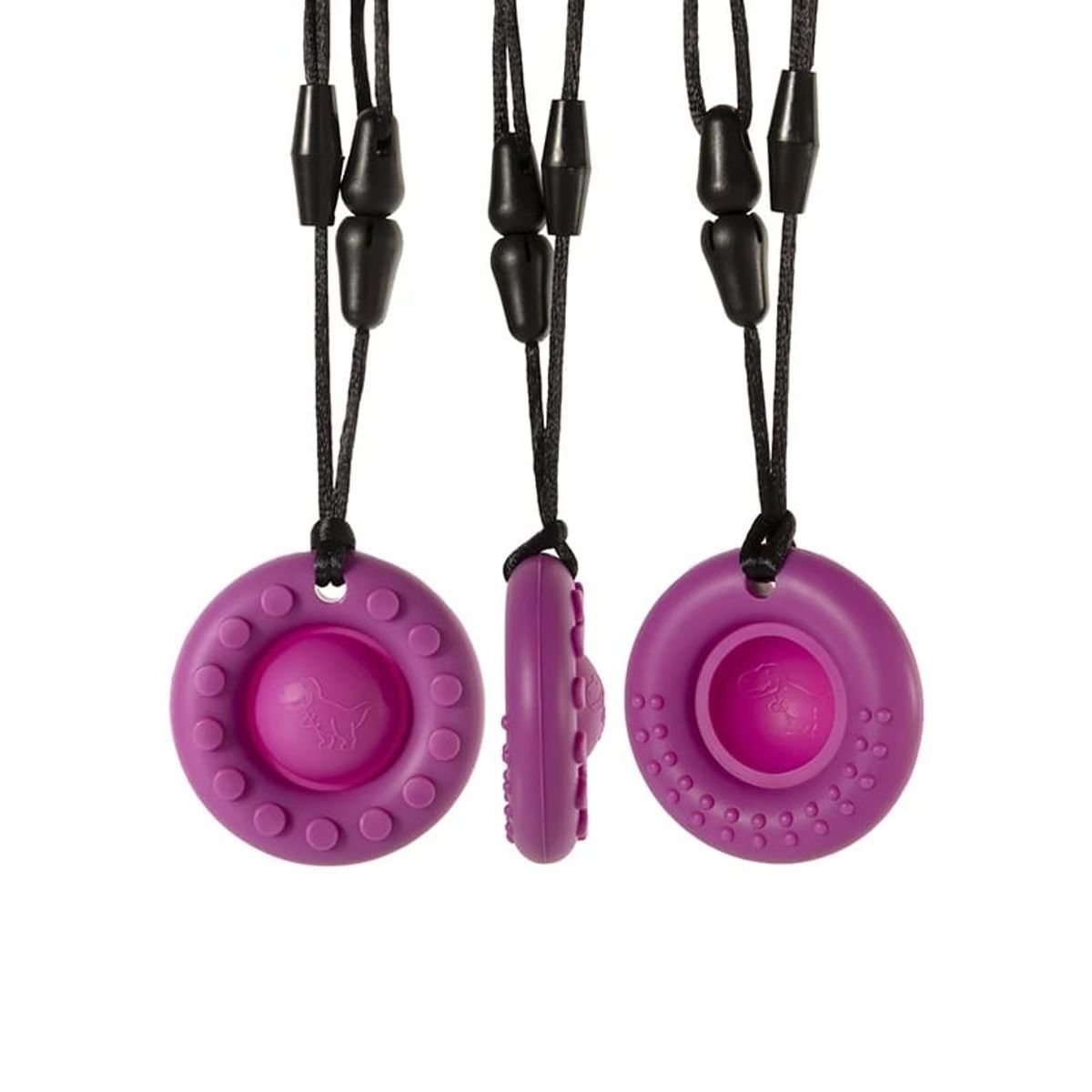 IRM - COLLAR MORDEDOR SENSORIAL DE SILICONA VIOLETA