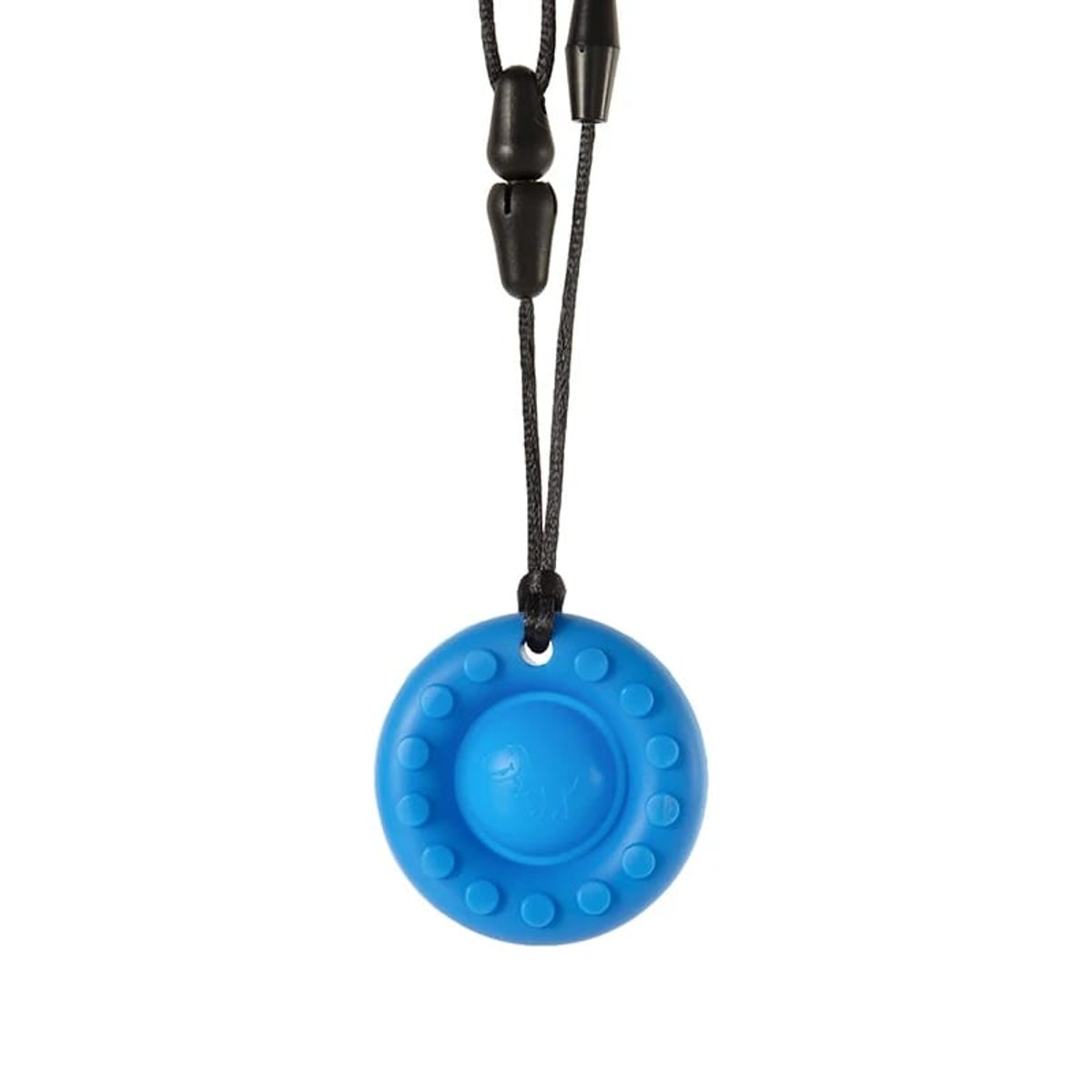 IRM - COLLAR MORDEDOR SENSORIAL DE SILICONA AZUL