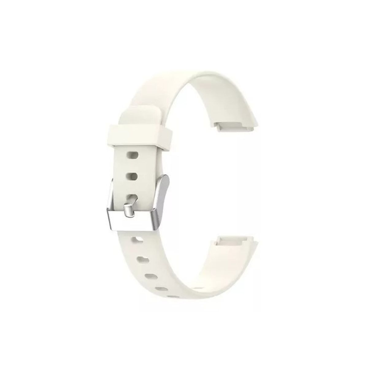 GENERICO - Correa Silicona Compatible Fitbit Luxe  15,4mm Beige