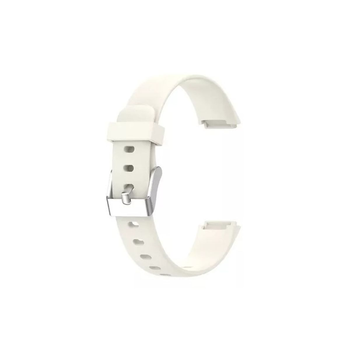 GENERICO - Correa Silicona Compatible Fitbit Luxe  15,4mm Beige
