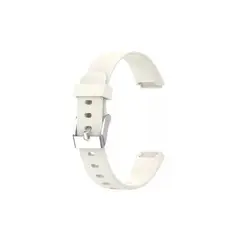 GENERICO - Correa Silicona Compatible Fitbit Luxe 15,4mm Beige