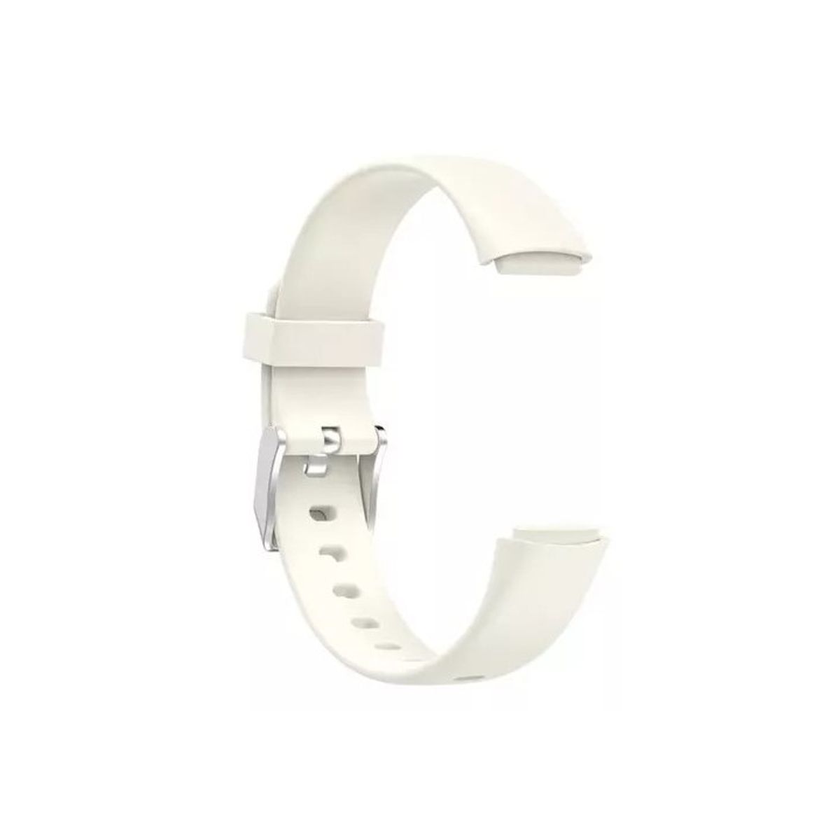GENERICO - Correa Silicona Compatible Fitbit Luxe  15,4mm Beige