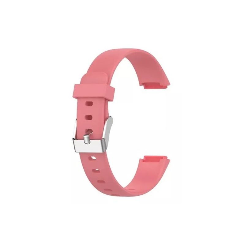 GENERICO - Correa Silicona Compatible Fitbit Luxe  15,4mm Rosado