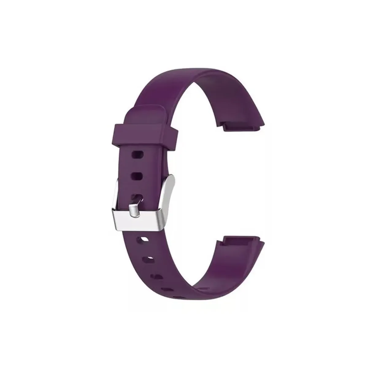 GENERICO - Correa Silicona Compatible Fitbit Luxe  15,4mm Morado