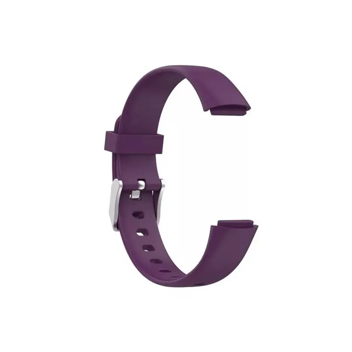 GENERICO - Correa Silicona Compatible Fitbit Luxe  15,4mm Morado