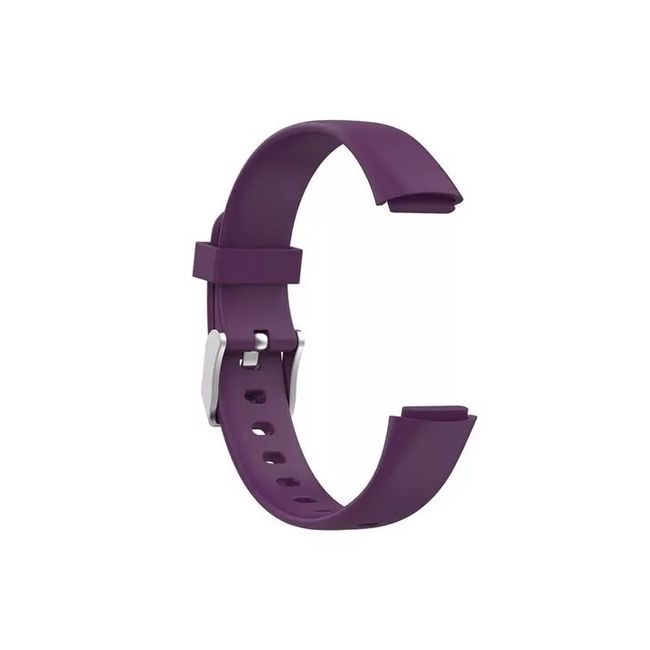 GENERICO - Correa Silicona Compatible Fitbit Luxe  15,4mm Morado