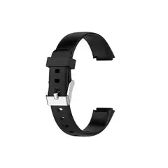 GENERICO - Correa Silicona Compatible Fitbit Luxe 15,4mm Negro