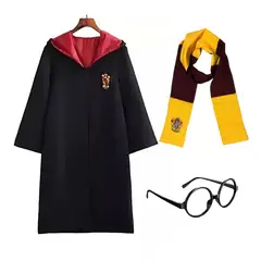 TODODISFRACESCHILE - Disfraz Harry Potter Escudos Bordados Lentes Talla 4
