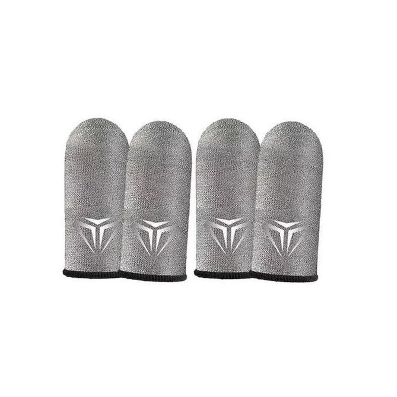 GENERICO - Pack X4 Dedales Gamer Fundas Dedos Fibra Cobre Edición Elite S5-ELITE