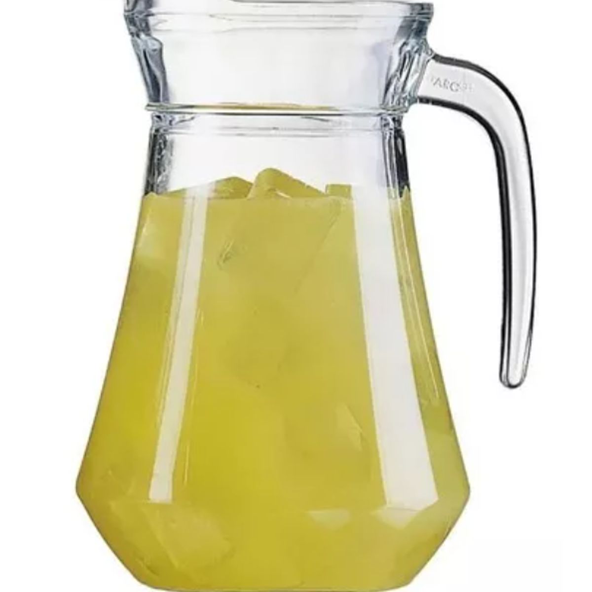 GENERICO - Jarra De Vidrio Con Tapa De 1.400 Ml 23cm X 16cm Color