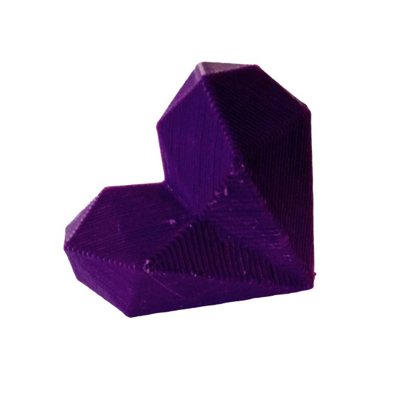CATHALIFAUDJOYAS - ANILLO 3D CORAZON GEOMETRICO CATHALIFAUDJOYAS