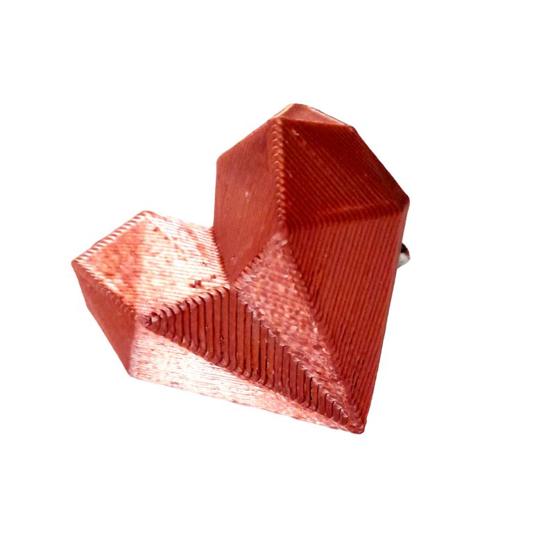 CATHALIFAUDJOYAS - ANILLO 3D CORAZON GEOMETRICO CATHALIFAUDJOYAS