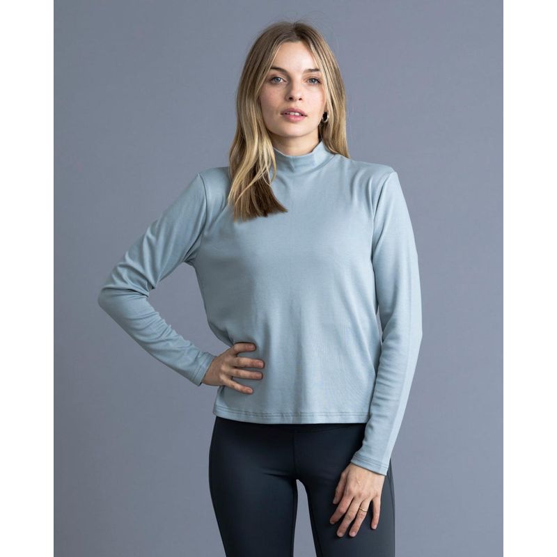THEA - Polera Deportiva ML Nusa Grey Mujer Thea Life