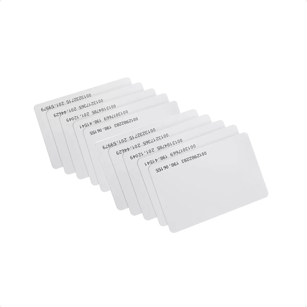 GENERICO - Pack De 100 Tarjeta Rfid 125 Khz Con Serie Impresa