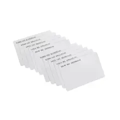 GENERICO - Pack De 100 Tarjeta Rfid 125 Khz Con Serie Impresa