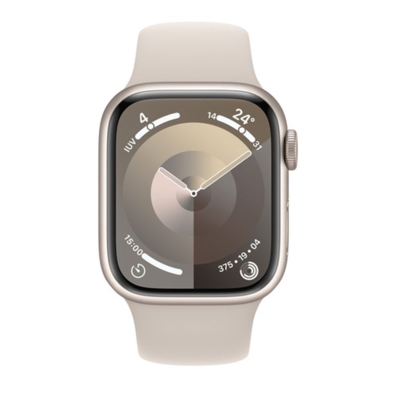 APPLE - Apple Watch Series 9 (41mm, GPS) - Caja de Aluminio Blanco Reacondicionado