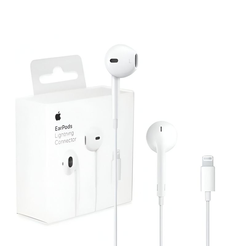 APPLE - Audífonos Apple EarPods Lightning 1.2M Original MMTN2AM - Blanco