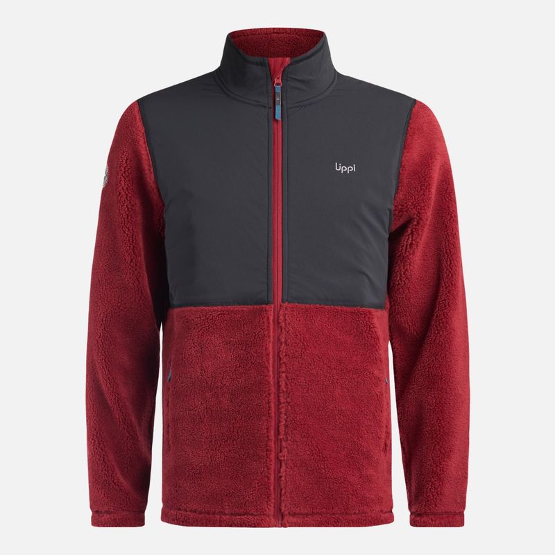 LIPPI - Chaqueta Hombre Glaciar Sherpa-Pro Jacket Burdeo Lippi
