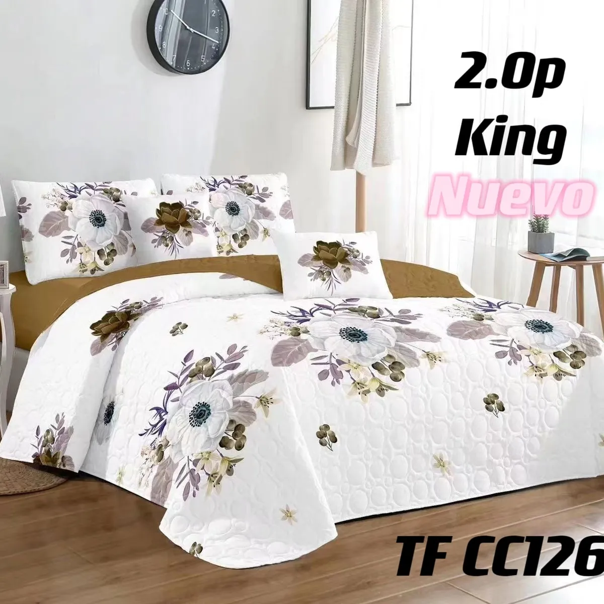 GENERICO - cubrecamas  quilt verano 2plazas 230x250