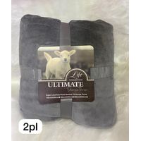 Frazadas de polar sherpa 200x230