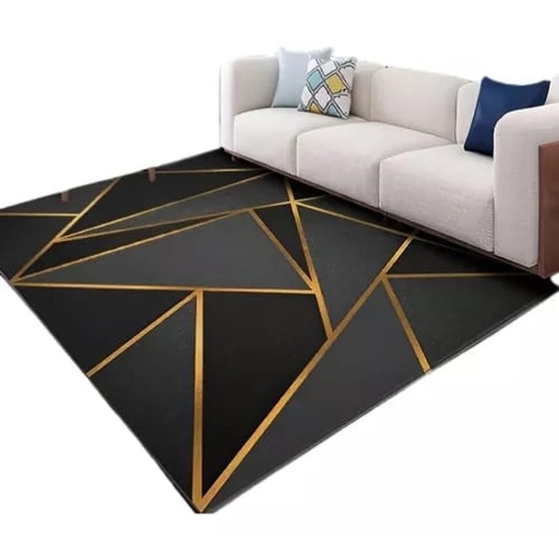 GENERICO - ALFOMBRA DELGADA PARA LIVING 180X200 DISEÑO 3D MARIA