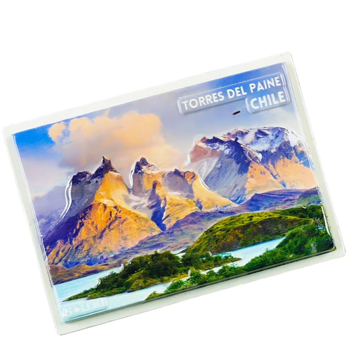 OEM - Pack 4 Imán Resina 3D Torres Del Paine