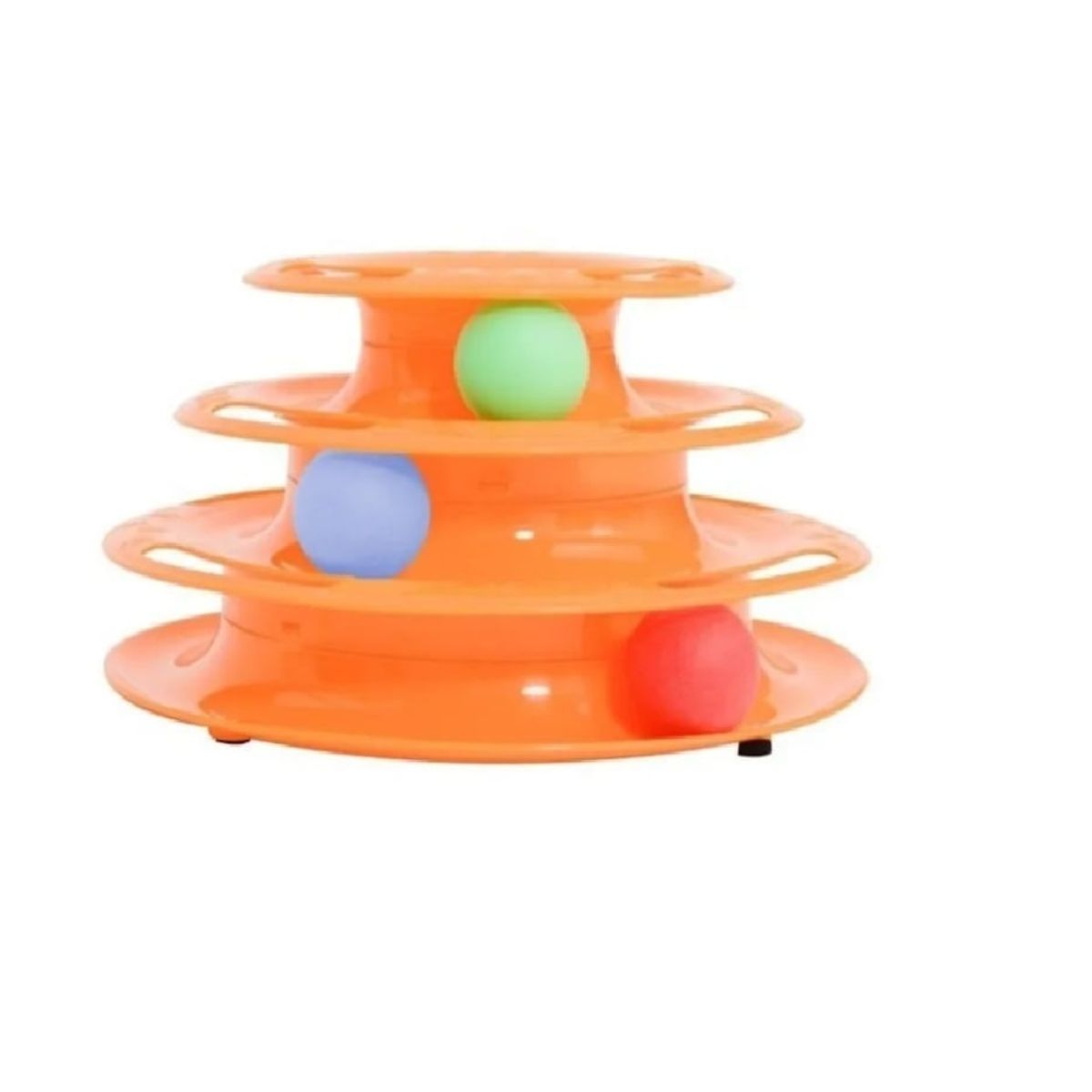 GENERICO - Juguete Para Gatos  De 3 Niveles Con Pelotas Xl Pro