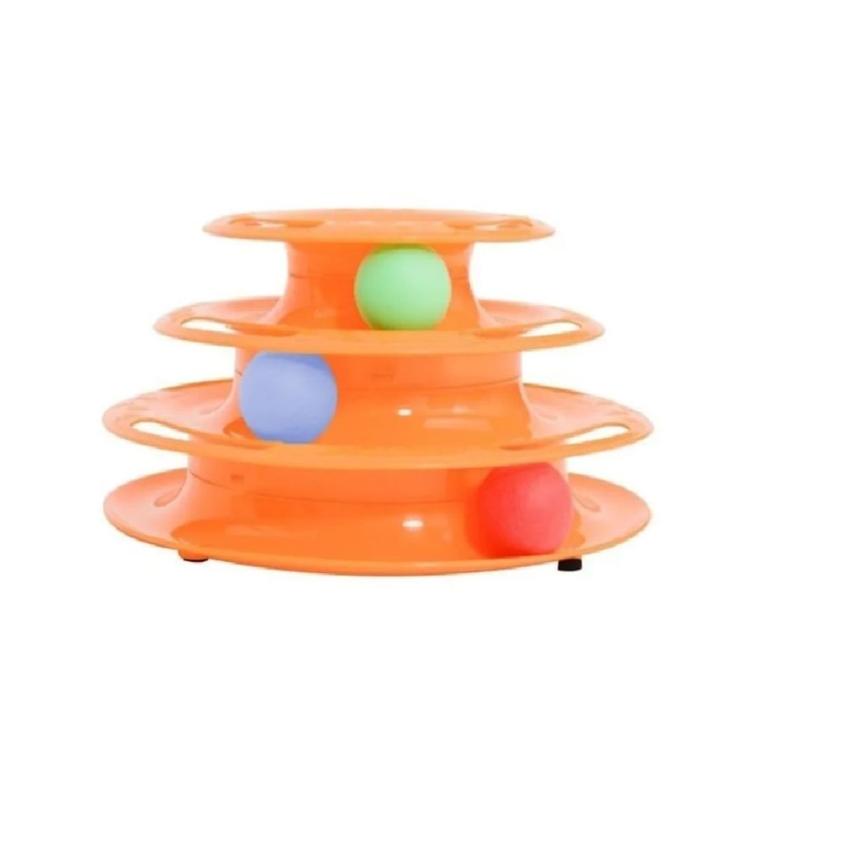 GENERICO - Juguete Para Gatos  De 3 Niveles Con Pelotas Xl Pro