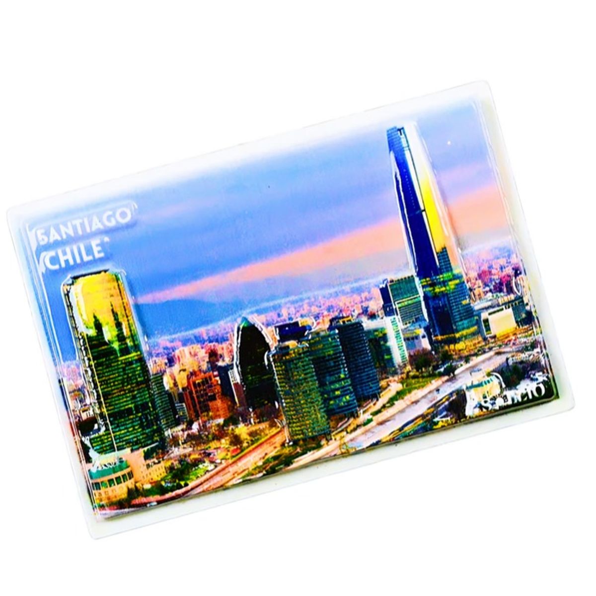 OEM - Pack 4 Imán Resina 3D Santiago