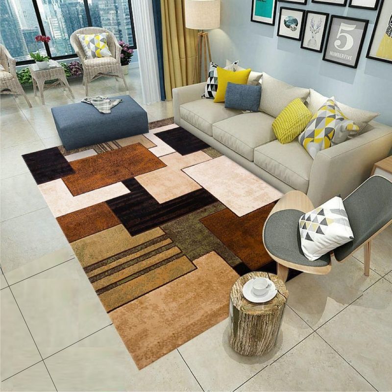 GENERICO - ALFOMBRA DELGADA DECORATIVA 160X200 DISEÑO 3D EN maria