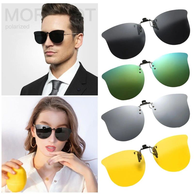 GENERICO - Sobrelentes para lentes opticos polarizados.