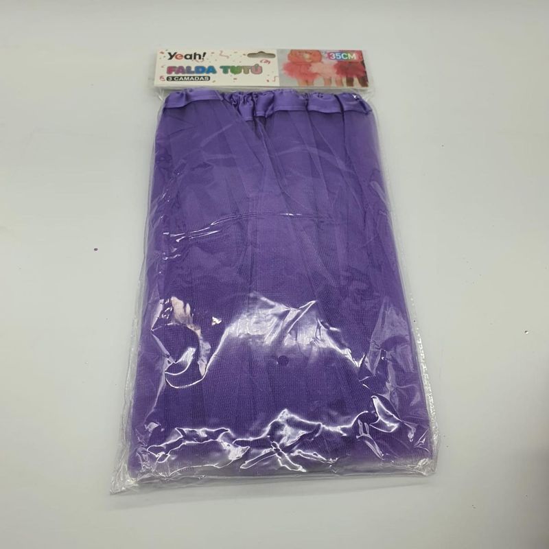 GENERICO - Falda De Tutú Para Niñas 35cm De Largo - Violeta - Tamano Unico