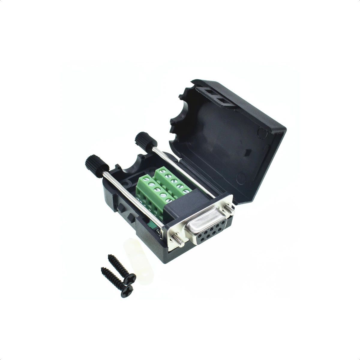 GENERICO - Conector Terminal Db9 Serial Rs232 Hembra Bornera Adaptador