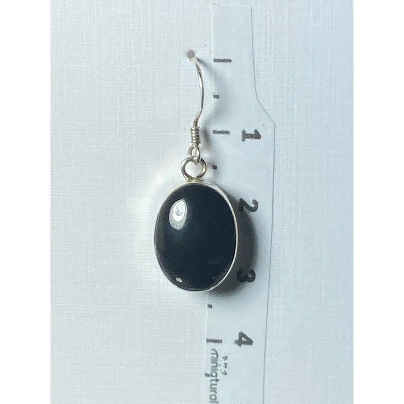 TAETHAI - Aros de plata 925 reversibles con Ónix