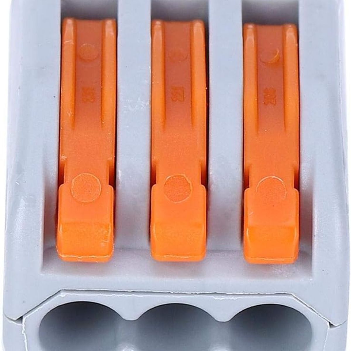 KUANGYE - 100 Conectores De Cable Compactos, 3 Way Bloques Eléctricos