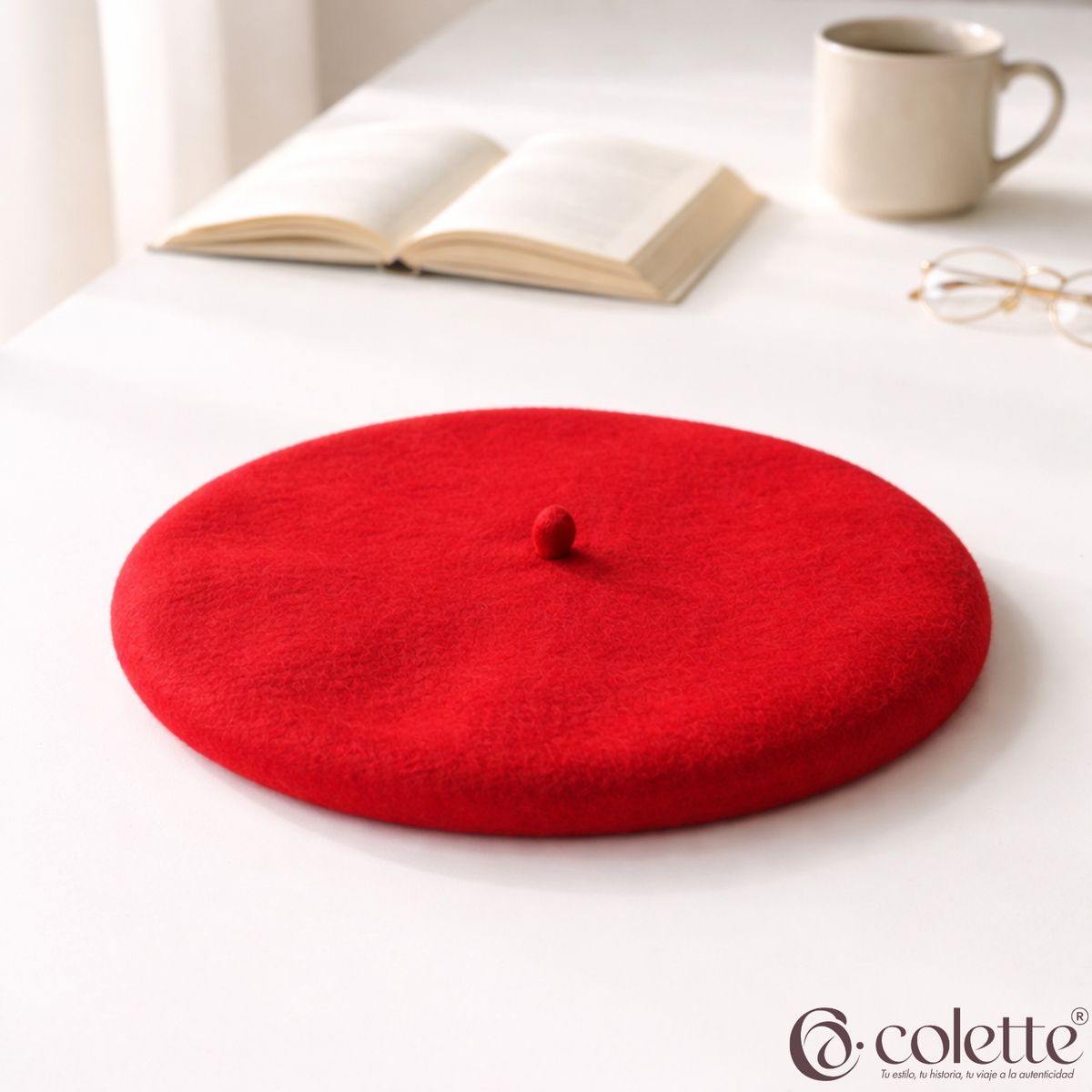 COLETTE - Boina Francesa Parisina Modelo Classic Beret
