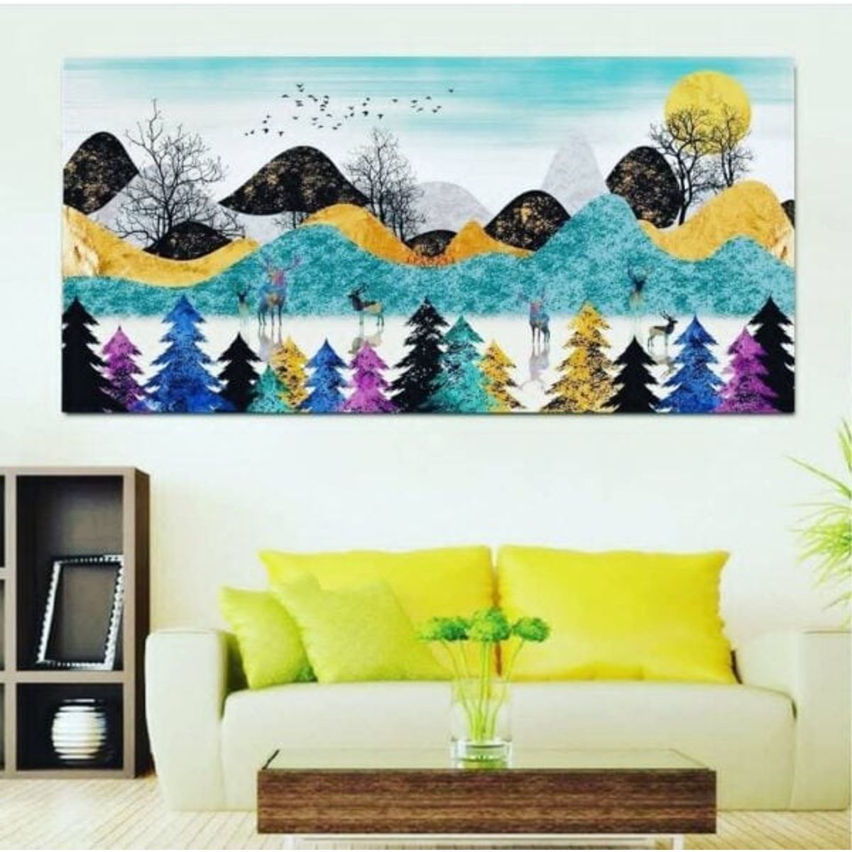 GENERICO - CUADRO PAISAJE COLORIDO