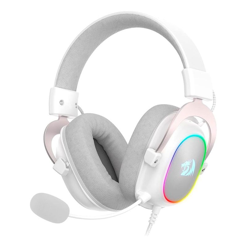 REDRAGON - Audifonos Redragon Zeus X White Rgb H510w Usb Pc Ps4 Ps5