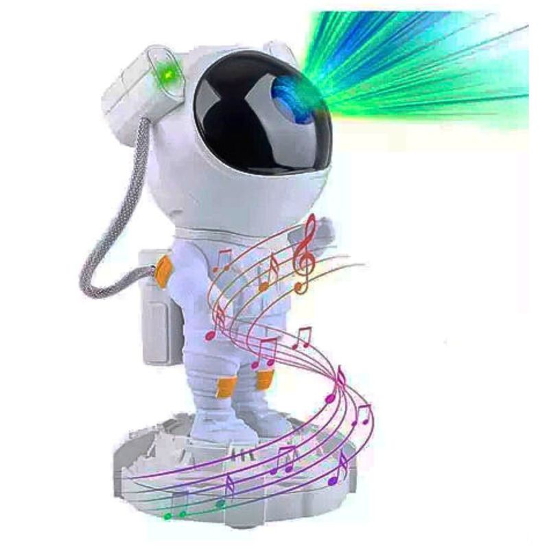 GENERICO - Lampara Astronauta Parlante Bluetooth Proyector video Mx27