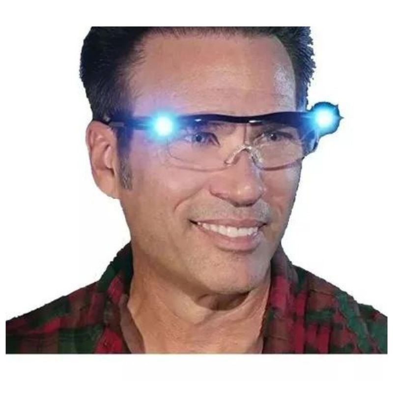 INVENCIBLE - LENTES LUPA LUZ LED ANTI LUZ AZUL 160% RECARGABLE NA89
